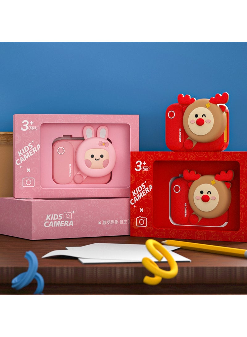 بيكوسيسي كاميرا Picocici K23 للأطفال بدقة 4K (بدون بطاقة ذاكرة) - أحمر - Image 2