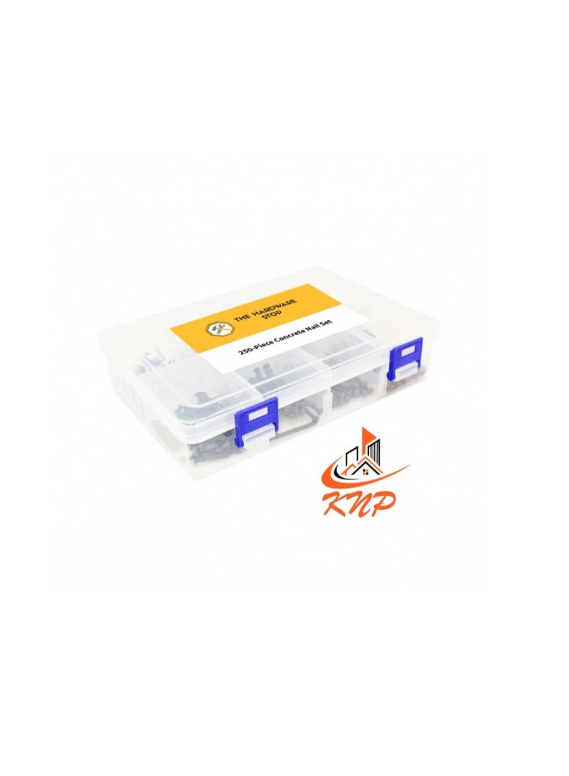 KNP 250-Piece Concrete Nail Set - Image 1