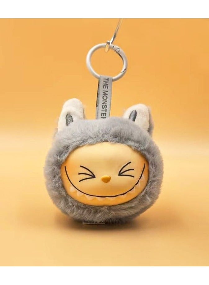Labubu Cute Keychain Cool Pendant Accessories Cute Keychain Backpack Car Pendant 