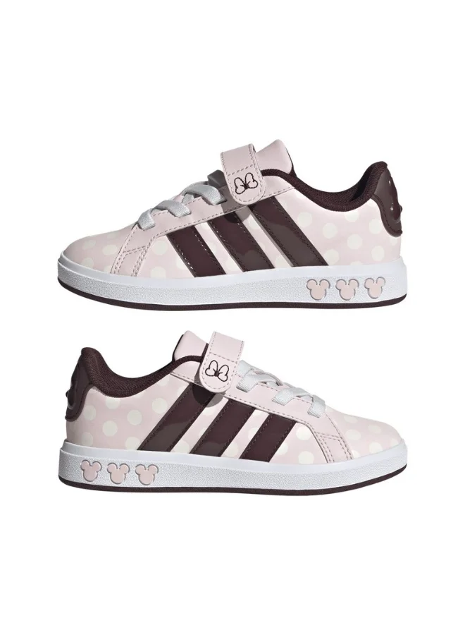 Adidas Adidas Grand Court Minnie El K U Pink Sportswear Shoes For Kids