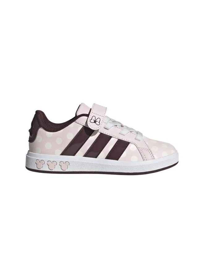 Adidas Adidas Grand Court Minnie El K U Pink Sportswear Shoes For Kids