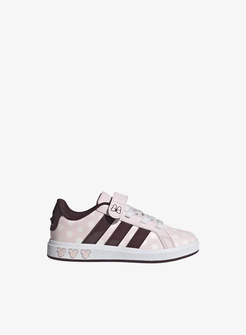 Adidas Adidas Grand Court Minnie El K U Pink Sportswear Shoes For Kids