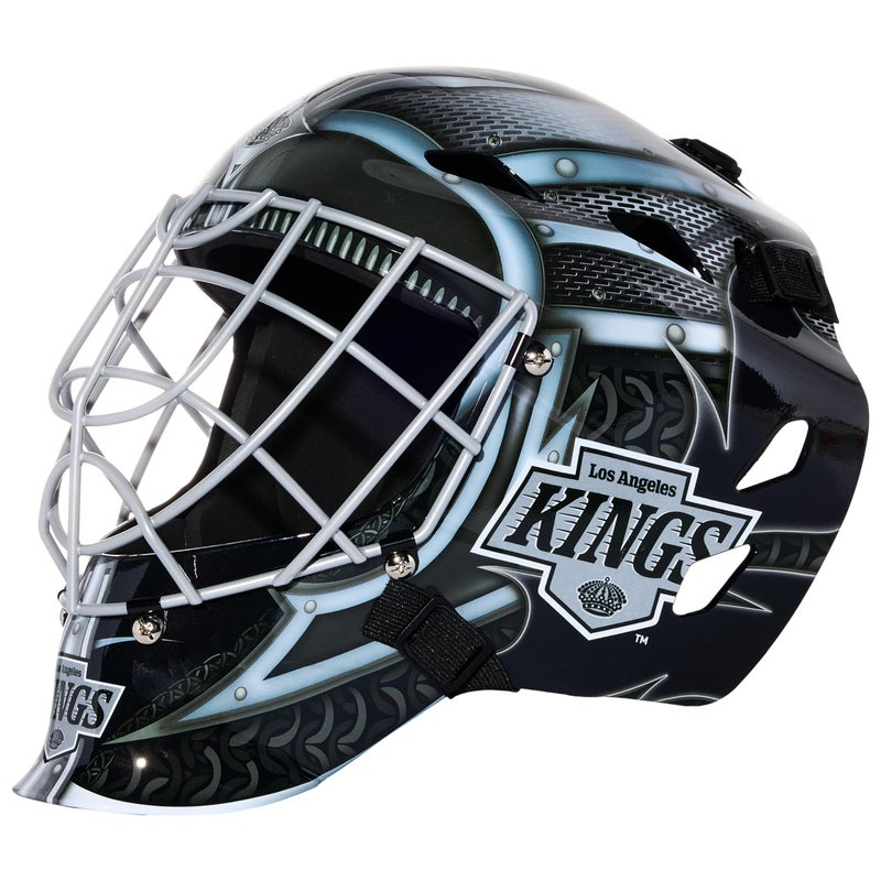 Franklin Sports فرانكلين سبورتس LA Kings NHL هوكي حارس الوجه قناع حارس للأطفال هوكي الشوارع شباب أقنعة فريق NHL للأطفال - Image 2