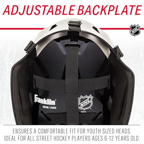 Franklin Sports فرانكلين سبورتس LA Kings NHL هوكي حارس الوجه قناع حارس للأطفال هوكي الشوارع شباب أقنعة فريق NHL للأطفال - Image 3