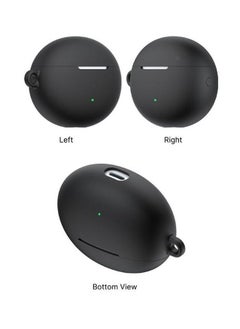 NIBEMINENT Soft Silicone Case Cover For Huawei FreeBuds 4i -Black  - Image 4