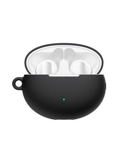 NIBEMINENT Soft Silicone Case Cover For Huawei FreeBuds 4i -Black  - Image 2