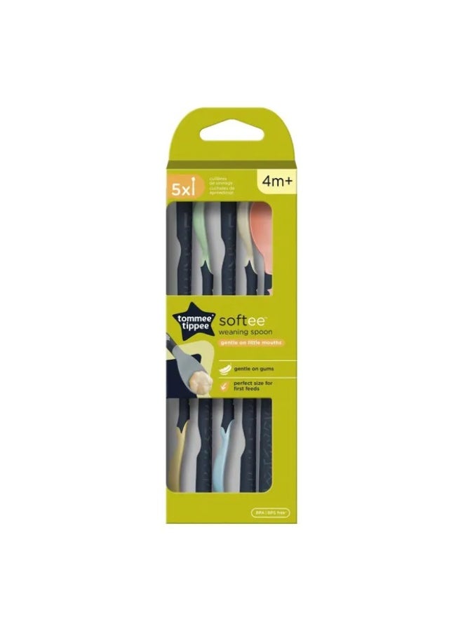 Tommee Tippee UK Tommee Tippee - Softee Weaning Spoon - Pack of 5 - Image 2