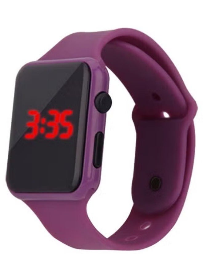 Generic Kids Watch, Digital Watch for Boys Girls, Sport Watch, No App and Waterproof (Purple) 