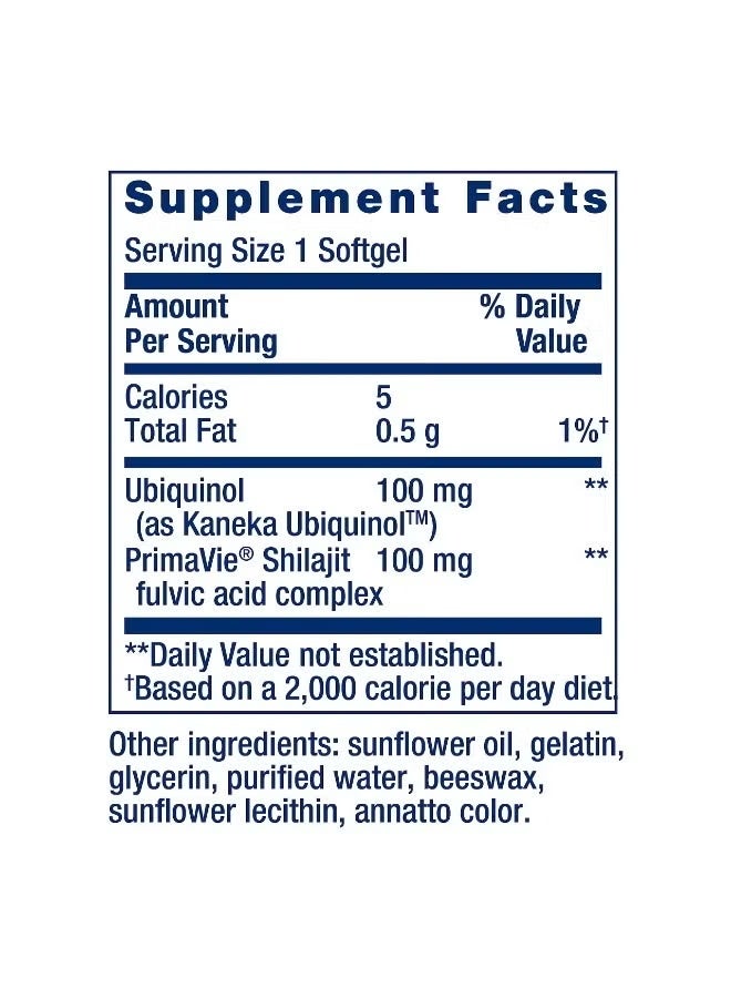 Life Extension Super Ubiquinol CoQ10 with Enhanced Mitochondrial Support, Potent Heart Health & Cellular Energy Production Support, Ultra-absorbable, Gluten-Free, Non-GMO, 100 mg, 60 softgels - Image 3