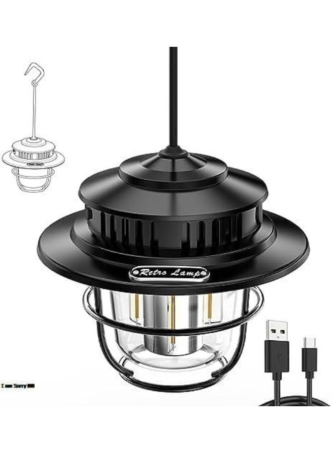 بروماس ضوء التخييم LED القابل لإعادة الشحن