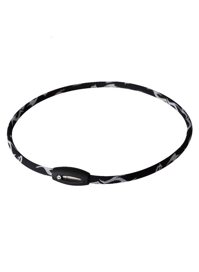 Phiten X30 Tribal II Titanium Necklace - Sport Necklace Permeated with Aqua Titanium Technology for Neck and Shoulder - Power Elastomer Core with Micro Titanium Spheres (22 Inch, Black) - Image 3