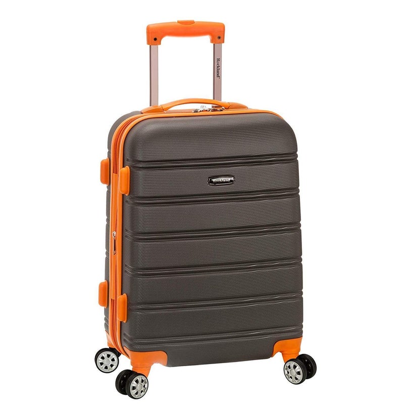 Rockland Melbourne Hardside Expandable Spinner Wheel Luggage, Charcoal, Carry-On 20-Inch - Image 1