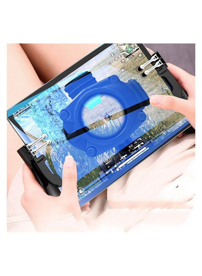 Beauenty - Mobile Game Controller for iPad Tablets EMISH Six Finger Game Joystick Handle Trigger Aim on L1R1 L2R2 Shooter Gamepad for PUBG/Fornite/Knives Out/Call of Duty - Image 1