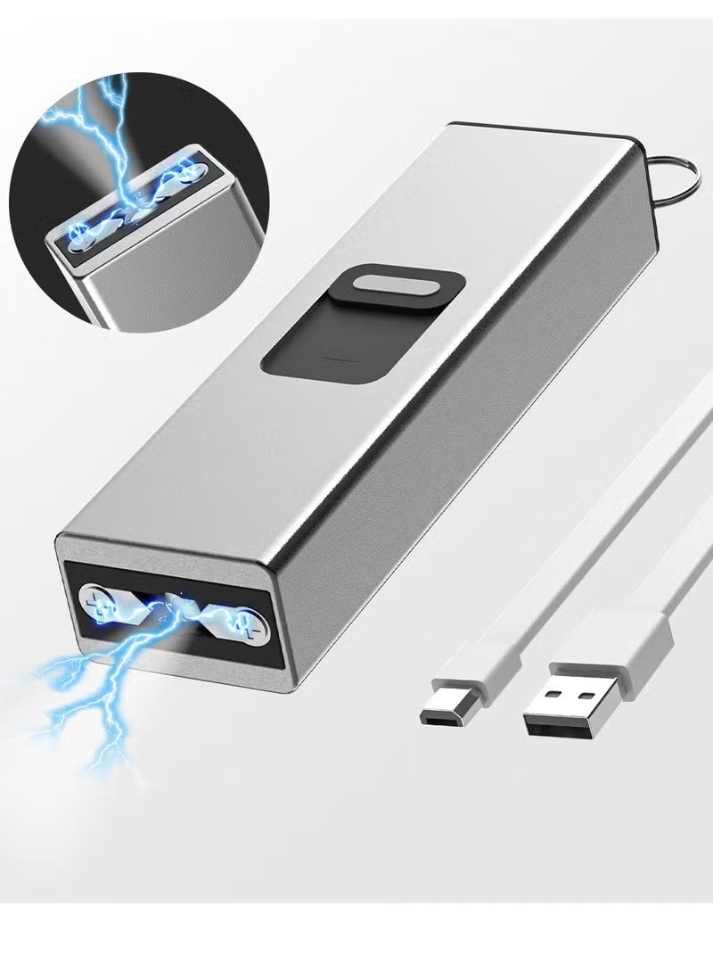 Outdoor LED Keychain flashlight (Silver) - Image 1