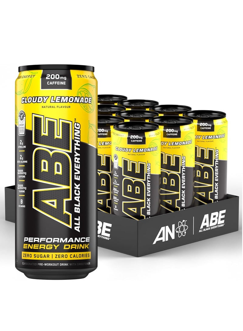 أبلايد نيوتريشن مشروب أبتيميت بري وورك آوت من آبي، ليموناضة غائمة 330 مل، علبة 12 قطعة - Image 2