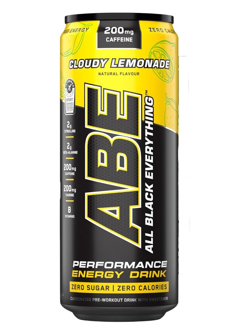 أبلايد نيوتريشن مشروب أبتيميت بري وورك آوت من آبي، ليموناضة غائمة 330 مل، علبة 12 قطعة - Image 1