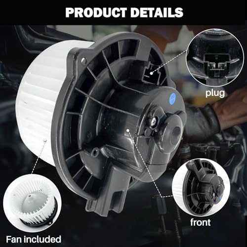 Aspligo 700002 AC Heater Blower Motor Fan Fit for Acura mdx 2001-2006 ，for Honda Accord 1998-2002， for Honda Odyssey 1999-2004 ，Pilot 2003-2008 79310S3VA01, 79310S84A01, HO3126105 - Image 3