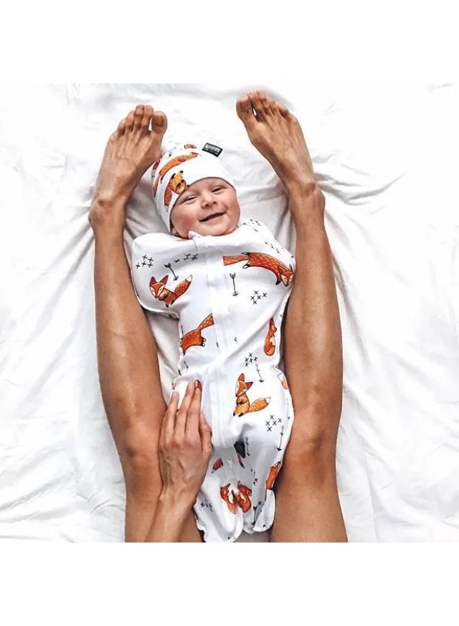 MiniMe Infant Swaddle Blanket Bag | 6-9 Months | Red | Cotton | Designed For Safe & Comfortable Sleep | Soft & Breathable Fabric | Easy & Secure Swaddling | Lightweight & Portable | Unisex - Image 2