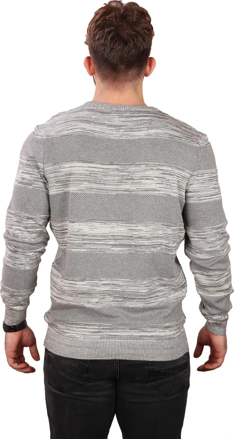 Alexander Gardi Crew Neck Striped Sweater