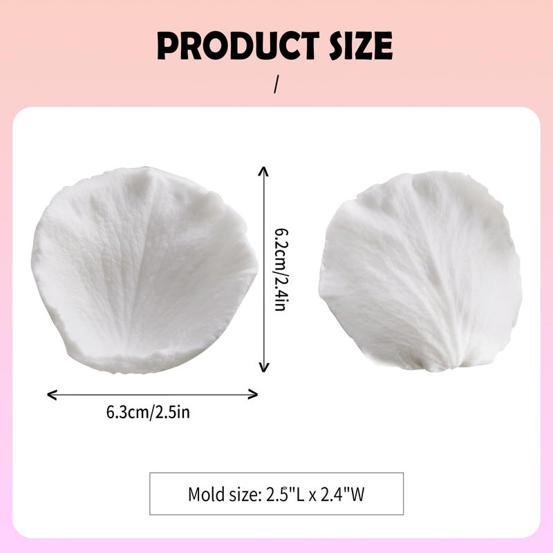 SK Rose Petals Silicone Fondant Mold Sugar Paste Baking Mould Cookie Pastry - Image 2