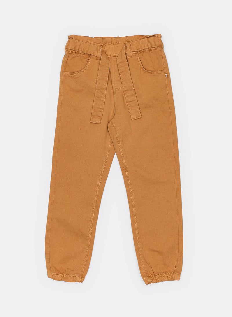 Okaidi Brown Pants for Girls - Image 1