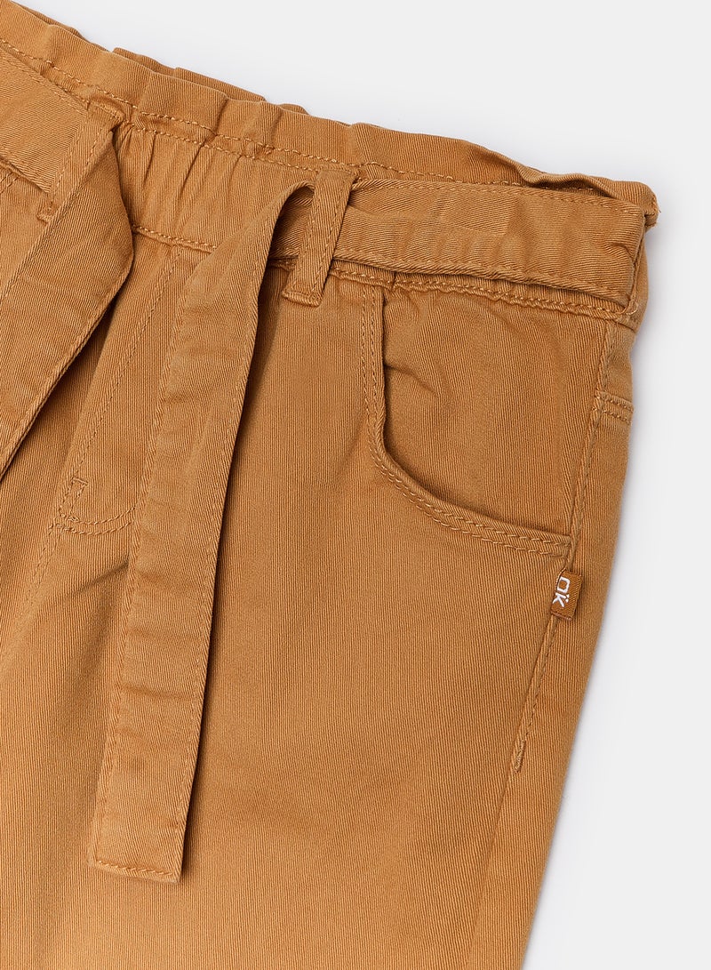 Okaidi Brown Pants for Girls - Image 3