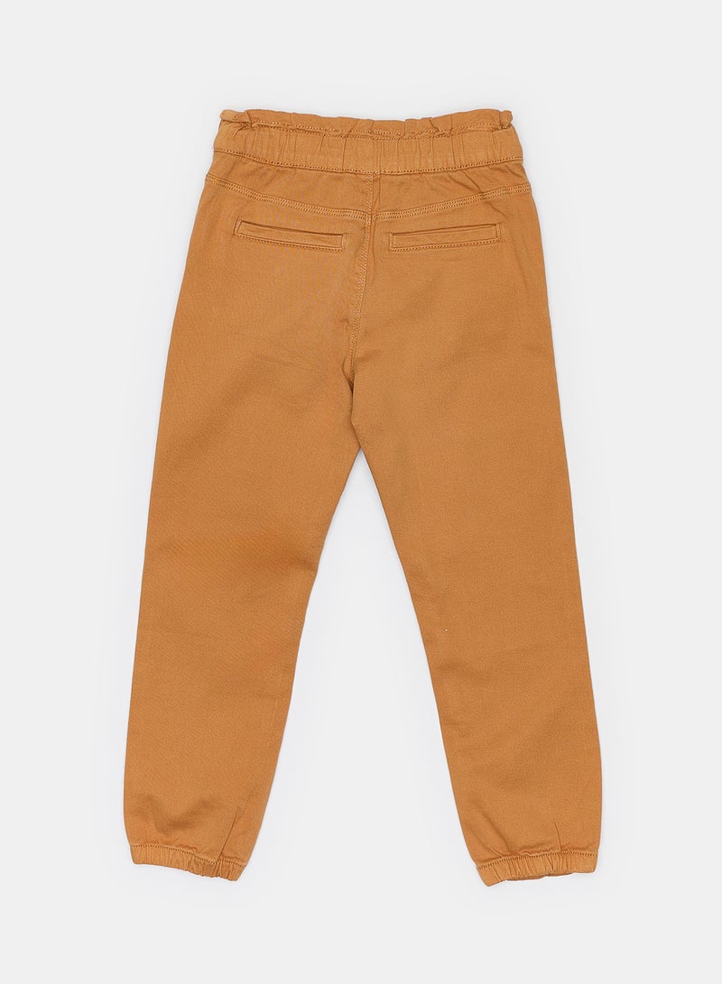 Okaidi Brown Pants for Girls - Image 2