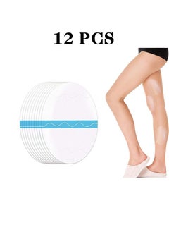 Realfrog 12 Pcs Thigh Inner Anti Chafing Sticker Paste Inner Thigh Anti Wear Patch Self Adhesive Wear Resistant Thigh Patch Disposable Ultra Thin Invisible Thigh Inner Anti Chafing Paste For Thigh Inner  - Image 1