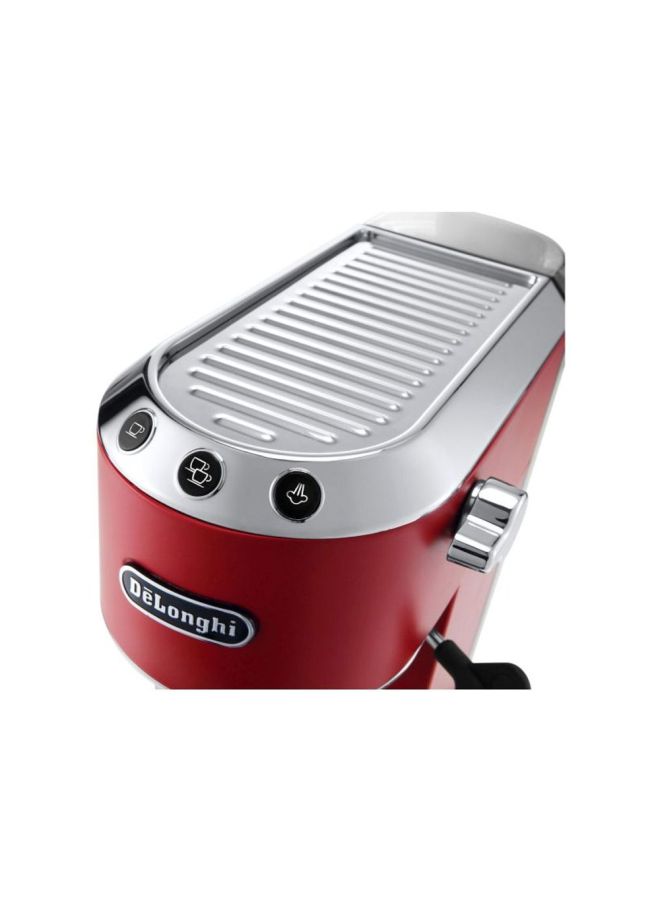 De'Longhi Dedica Espresso Coffee Maker 1350 W EC685.R Red/Silver - Image 2