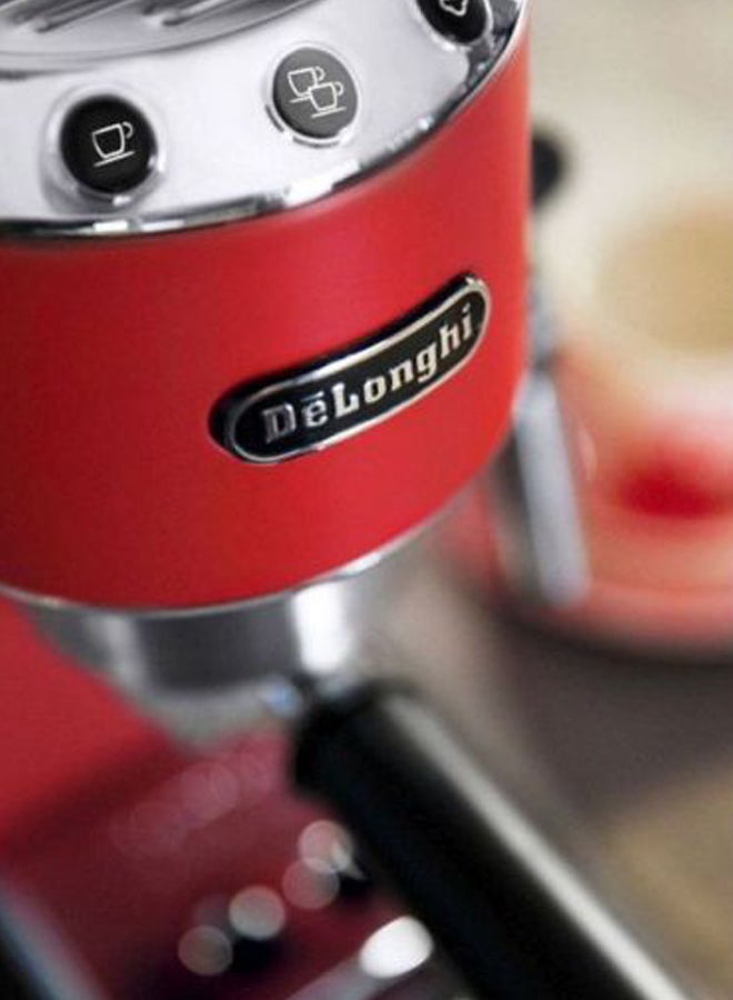 De'Longhi Dedica Espresso Coffee Maker 1350 W EC685.R Red/Silver - Image 3