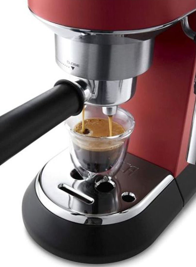 De'Longhi Dedica Espresso Coffee Maker 1350 W EC685.R Red/Silver - Image 4