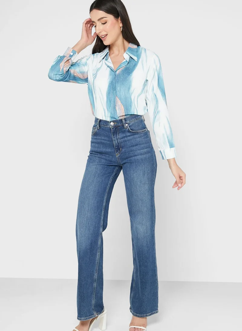 ELLA Marble Print Shirt