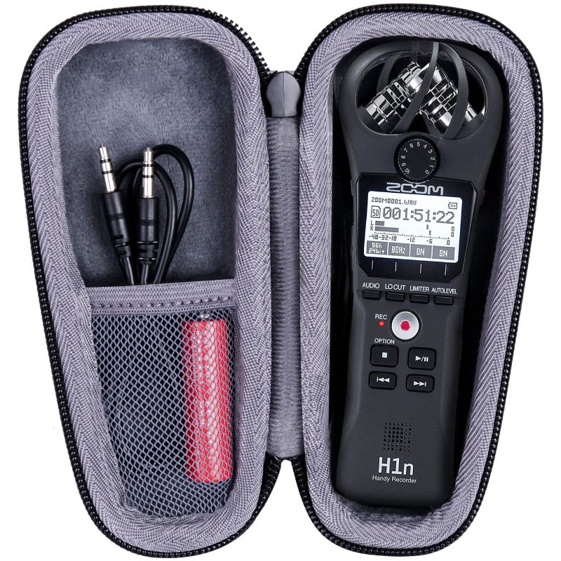 co2CREA for Zoom H1n H1 Digital Handy Recorder Hard Protective Case, Portable Travel Case Replacement (Black Case) - Image 1