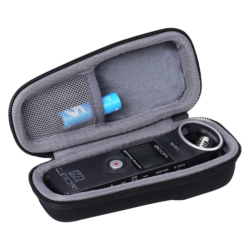 co2CREA for Zoom H1n H1 Digital Handy Recorder Hard Protective Case, Portable Travel Case Replacement (Black Case) - Image 2