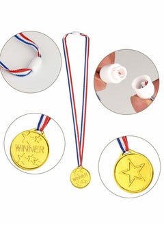 Y&D Winner Medals, 36 Pcs Plastic Medals Gold for Kids with Ribbon Sports Day Children Party Favor Decorations, Competition Awards  - Image 5