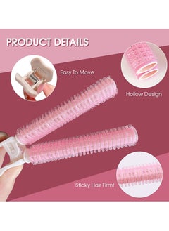 KHAJUL 8-Pcs Volumizing Hair Clips,Root Clips for Fluffy Hair,DIY Styling Curling Tools, Hair Roots Self-Grip Hair Clips(Pink)  - Image 3