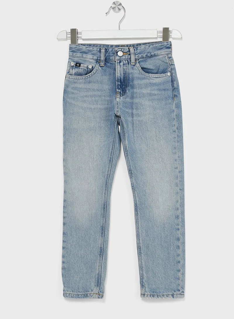 Calvin Klein Jeans Kids Slim Fit Jeans