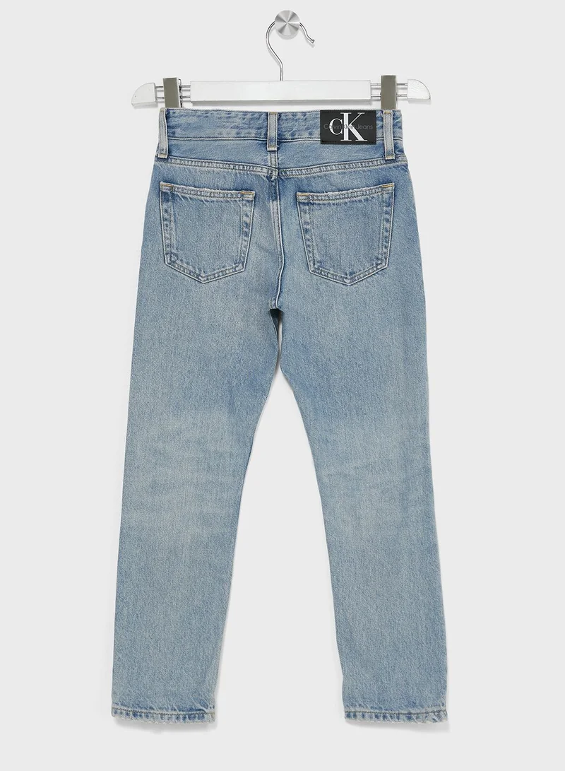 Calvin Klein Jeans Kids Slim Fit Jeans
