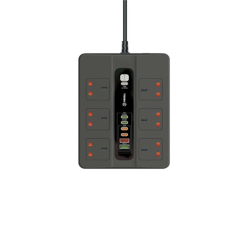 PIECELL Multi-Purpose Power Strip with Timer