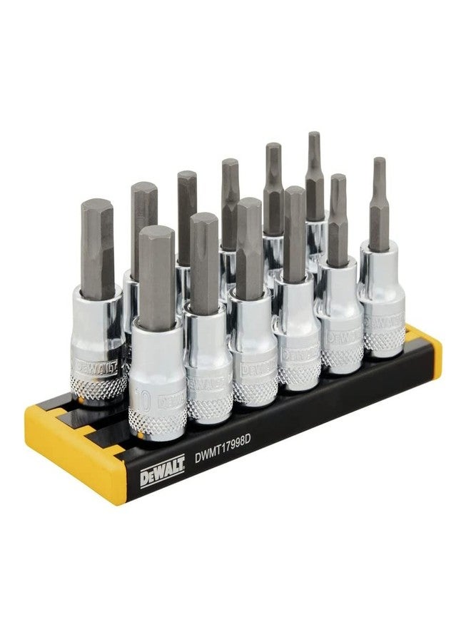 DEWALT 3/8 DRIVE, SAE & MM HEX SOCKET SET, 12PC (DWMT17002) - Image 1