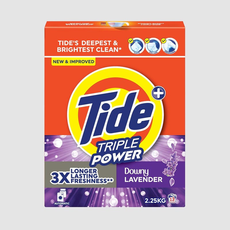 Tide مسحوق غسيل تايد سريع الفعالية مع اللافندر - Image 1
