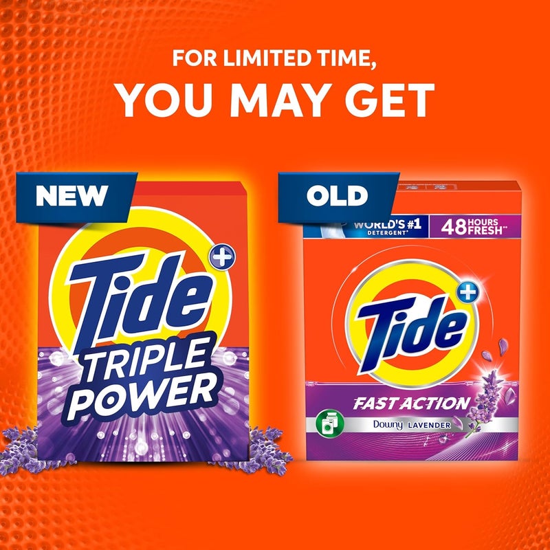 Tide مسحوق غسيل تايد سريع الفعالية مع اللافندر - Image 3
