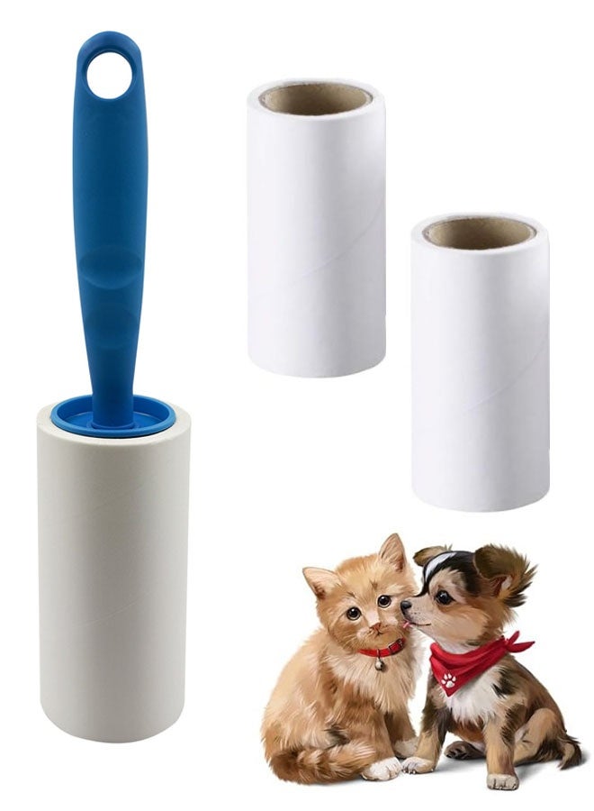 Lint Roller Set Pet Hair Roller for Dogs Professional Lint Remover Ultra-Sticky Sheets - Image 1