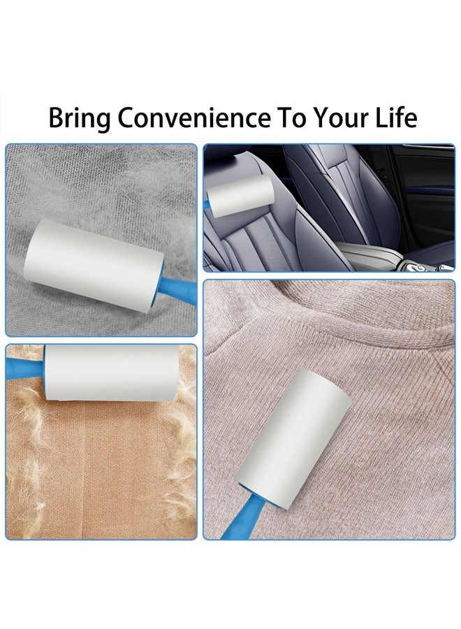 Lint Roller Set Pet Hair Roller for Dogs Professional Lint Remover Ultra-Sticky Sheets - Image 4
