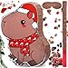 Sonwyoung Christmas Capybara Piata for Kids Birthday Party 157 x 10 x 28 Inches Santa Hat Animal Piata with Bat Blindfold and Confetti for Baby Shower Photo Props Decoration - Image 2