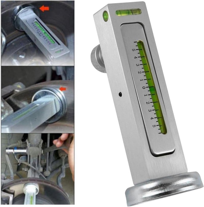 Car Wheel Alignment Magnetic Level Four Wheel Positioning Eye Level Measurement Camber Setting Aid Tool for Car Helps Improve Vehicle Stability with Accurate Wheel Alignment - Image 4