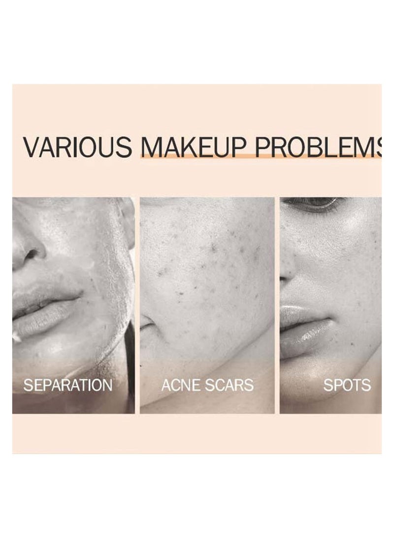 SYOSI Hydrating BB Cream, Classic Perfecting All-in-1 BB Cream, Full-Coverage Foundation & Concealer, Color Correcting Cream, Naturally Brighten Skin Tone, Evens Skin Tone for All Skin Types, Lvory  - Image 2