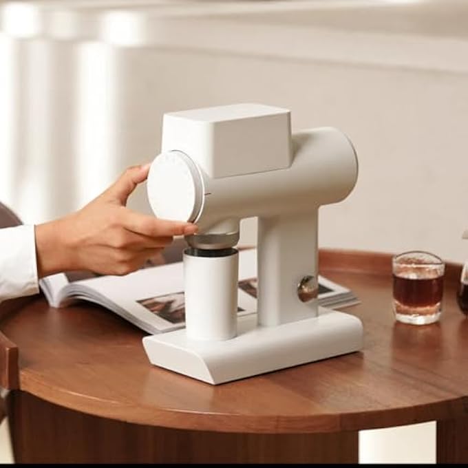 TIMEMORE Sculptor 078S Electric Coffee Grinder 78Mm Flat Burr Suitable For Espresso And Pour Over  Color White - Image 4