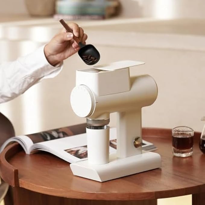 TIMEMORE Sculptor 078S Electric Coffee Grinder 78Mm Flat Burr Suitable For Espresso And Pour Over  Color White - Image 3