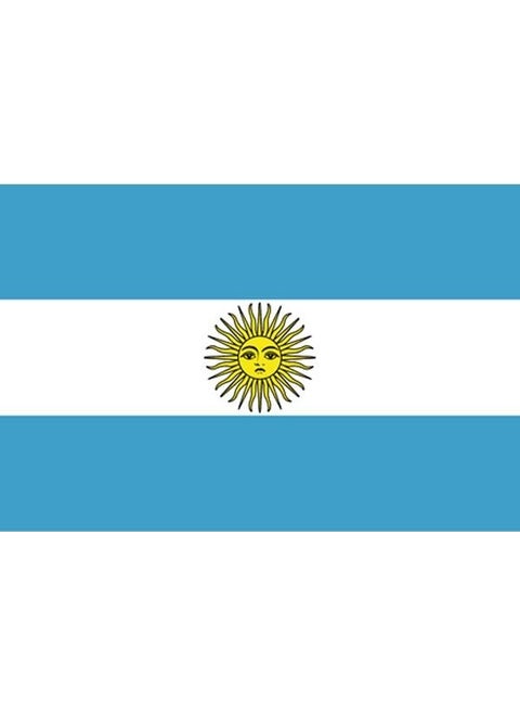 Saturn Desktop Argentina Flag Table Flag 15 x 23 cm